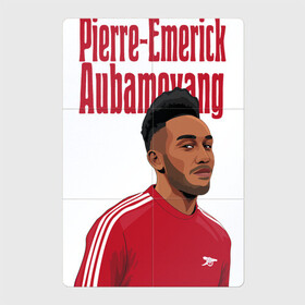 Магнитный плакат 2Х3 с принтом Pierre-Emerick Aubameyang в Тюмени, Полимерный материал с магнитным слоем | 6 деталей размером 9*9 см | arsenal | england | football | pierre emerick aubameyang | striker | англия | арсенал | форвард | футбол