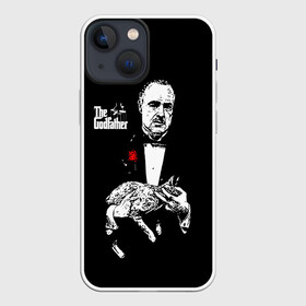 Чехол для iPhone 13 mini с принтом Крестный отец в Тюмени,  |  | corleone | gotfather | the godfather | vito andolini corleone | дон вито корлеоне | карлеоне | крестный отец | мафия | старые фильмы | татталья