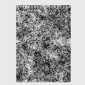 Скетчбук с принтом Small-scale camouflage в Тюмени, 100% бумага
 | 48 листов, плотность листов — 100 г/м2, плотность картонной обложки — 250 г/м2. Листы скреплены сверху удобной пружинной спиралью | Тематика изображения на принте: абстракция | грязь | камуфляж | пятна | черно белый