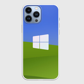 Чехол для iPhone 13 Pro Max с принтом W10 в Тюмени,  |  | microsoft | windows | иллюстрация | логотип | окно