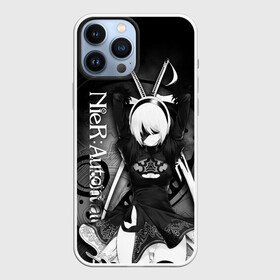 Чехол для iPhone 13 Pro Max с принтом Nier: Automata, 2B в Тюмени,  |  | 2b | 9s | a2 | emil | nier | nier automata | nier: automata | yorha | игры | нир | эмиль