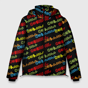 Мужская зимняя куртка 3D с принтом Формула 1 Гонки в Тюмени, верх — 100% полиэстер; подкладка — 100% полиэстер; утеплитель — 100% полиэстер | длина ниже бедра, свободный силуэт Оверсайз. Есть воротник-стойка, отстегивающийся капюшон и ветрозащитная планка. 

Боковые карманы с листочкой на кнопках и внутренний карман на молнии. | ferrari | formula 1 | авто | гонки | машины | старт | ферари | ферарри | финиш | формула 1
