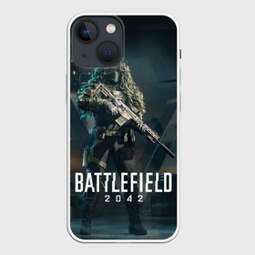 Чехол для iPhone 13 mini с принтом BATTLEFIELD 2042 | Батлфилд в Тюмени,  |  | 2042 | battlefield | game | war | бателфилд | батла | батлфилд | боец | бэтлфилд | воин | война | игра | оружие | солдат | шутер