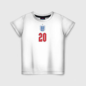 Детская футболка 3D с принтом Фил Фоден форма Англия в Тюмени, 100% гипоаллергенный полиэфир | прямой крой, круглый вырез горловины, длина до линии бедер, чуть спущенное плечо, ткань немного тянется | 2020 | 2021 | euro | fifa | fil | foden | uefa | аглийская | англичане | англия | евро | сборная англии | сборной | уефа | фил фоден | филип | фифа | фоден | форма | футбол | футбольная