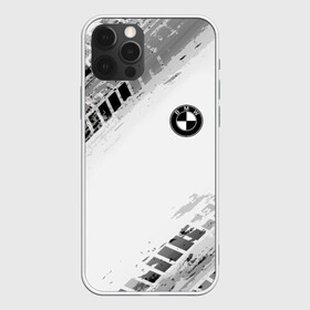 Чехол для iPhone 12 Pro с принтом BMW ПРОТЕКТОР ШИН в Тюмени, силикон | область печати: задняя сторона чехла, без боковых панелей | bmw | tegunvteg | авто | автомобиль | бмв | логотип | марка | машина | модель | протектор | следы | шины