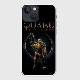 Чехол для iPhone 13 mini с принтом Десантник червоточины в Тюмени,  |  | game | games | id softwere | quake | джон ромеро | игра | игры | квака | квэйк | классика | шутер