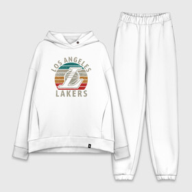 Женский костюм хлопок Oversize с принтом Los Angeles Lakers в Тюмени,  |  | basketball | bryant | game | james | kobe | lakers | lebron | los angeles | nba | sport | streetball | баскетбол | баскетболист | брайант | джеймс | игра | игрок | коби | леброн | лейкерс | лос анджелес | мяч | нба | спорт | стритбол