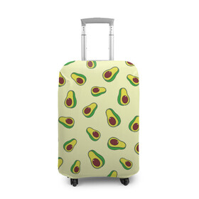 Чехол для чемодана 3D с принтом Авокадо / Avocado в Тюмени, 86% полиэфир, 14% спандекс | двустороннее нанесение принта, прорези для ручек и колес | avocado | casual | exotic | fashion | food | pattern | summer | tropical | авокадо | авокадо паттерн | вкусняшки | еда | жара | лето | мексика | овощи | острова | отпуск | плоды | повседневные | растения | сладкий | спелый | тропики
