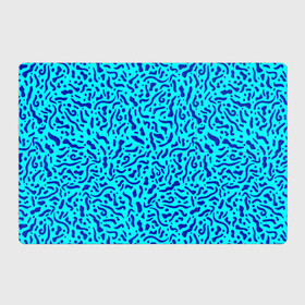 Магнитный плакат 3Х2 с принтом Неоновые синие узоры в Тюмени, Полимерный материал с магнитным слоем | 6 деталей размером 9*9 см | abstract | blue | neon | sea | абстракционизм | абстракция | африканские | вода | волны | голубые узоры | камуфляж | лагуна | линии | мелкий узор | мемфис | море | морское | неоновый | орнамент | пятна | пятнистый