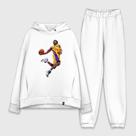 Женский костюм хлопок Oversize с принтом Kobe Jump в Тюмени,  |  | basketball | bryant | game | james | kobe | lakers | lebron | los angeles | nba | sport | streetball | баскетбол | баскетболист | брайант | джеймс | игра | игрок | коби | леброн | лейкерс | лос анджелес | мяч | нба | спорт | стритбол