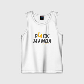 Детская майка хлопок с принтом Black Mamba в Тюмени,  |  | Тематика изображения на принте: basketball | bryant | game | james | kobe | lakers | lebron | los angeles | nba | sport | streetball | баскетбол | баскетболист | брайант | джеймс | игра | игрок | коби | леброн | лейкерс | лос анджелес | мяч | нба | спорт | стритбол