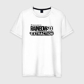 Мужская футболка хлопок с принтом Rainbow Six Extraction Радуга 6 Эвакуация в Тюмени, 100% хлопок | прямой крой, круглый вырез горловины, длина до линии бедер, слегка спущенное плечо. | battlefield | call | clancy | cod | counter | csgo | duty | extraction | ghost | rainbow | rainbowsix | recon | siege | six | strike | tom | war | боец | воин | война | клэнси | ксго | оружие | осада | радуга | рейнбов | рейнбоу | рэйнбоу | солдат | том |