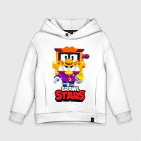 Детское худи Oversize хлопок с принтом Грифф Griff Brawl Stars в Тюмени, френч-терри — 70% хлопок, 30% полиэстер. Мягкий теплый начес внутри —100% хлопок | боковые карманы, эластичные манжеты и нижняя кромка, капюшон на магнитной кнопке | brawl | brawl stars | brawlstars | brawl_stars | grif | griff | бравл | бравлстарс | грифф