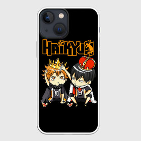 Чехол для iPhone 13 mini с принтом Тобио Кагеяма и Шоё Хината | Haikyu в Тюмени,  |  | anime | haikyu | haikyuu | karasuno | manga | аниме | волейбол | волейбольный клуб | вороны | дети | карасуно | король площадки | манга | ниндзя шоё | старшая школа | тобио кагеяма | хаику | хаикую | шоё хината