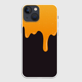 Чехол для iPhone 13 mini с принтом Капающий мёд | Dripping Honey в Тюмени,  |  | Тематика изображения на принте: 3d эффект | amber | art | food | paint | shiny paint | арт | блестящая краска | вязкий продукт | для любителей мёда | дрип | дриппинг | иллюстрация | капли мёда | краска | медовый рисунок | медок | реалистичный рисунок