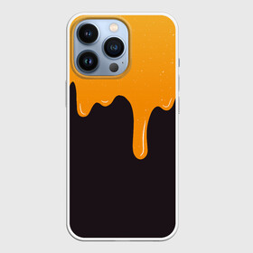Чехол для iPhone 13 Pro с принтом Капающий мёд | Dripping Honey в Тюмени,  |  | Тематика изображения на принте: 3d эффект | amber | art | food | paint | shiny paint | арт | блестящая краска | вязкий продукт | для любителей мёда | дрип | дриппинг | иллюстрация | капли мёда | краска | медовый рисунок | медок | реалистичный рисунок