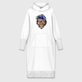 Платье удлиненное хлопок с принтом Mood Monkey в Тюмени,  |  | mood | горилла | кепка | крутой | манки