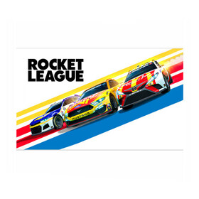 Бумага для упаковки 3D с принтом Rocket Car в Тюмени, пластик и полированная сталь | круглая форма, металлическое крепление в виде кольца | game | games | race | rocket league | гонка | гоночка | игра | игры | лига ракет | машинки | рокет лига | футбол