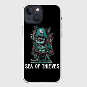 Чехол для iPhone 13 mini с принтом Старый пират в Тюмени,  |  | game | games | pirate | sea of thieves | sot | игра | игры | корабли | корабль | кракен | майкрософт | море | море воров | моря | пираты