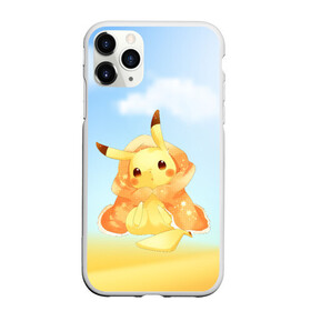 Чехол для iPhone 11 Pro матовый с принтом Пикачу с пледом в Тюмени, Силикон |  | anime | picachu | pikachu | аниме | милый | пика | пикачу | покебол | покемон