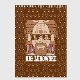 Скетчбук с принтом The Big Lebowski в Тюмени, 100% бумага
 | 48 листов, плотность листов — 100 г/м2, плотность картонной обложки — 250 г/м2. Листы скреплены сверху удобной пружинной спиралью | donny | dude | jeff bridges | the big lebowski | walter sobchak | большой лебовский | боулинг | вальтер собчак | джефф бриджес | донни | заяц | кегли | кролик | фильм | чувак