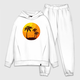Мужской костюм хлопок OVERSIZE с принтом Лето, пальмы, Калифорния в Тюмени,  |  | beach | california | club | palm | party | sea | summer | tropical | вечеринка | волны | жара | калифорния | летние | лето | море | пальмы | пляж | тропический