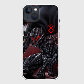 Чехол для iPhone 13 с принтом ГАТС БЕРСЕРК аниме в Тюмени,  |  | anime | berserk | аниме | берсерк | бесерк | гатс | комикс | манга | мультфильм