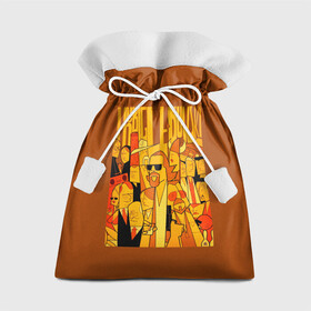 Подарочный 3D мешок с принтом The Big Lebowski  в Тюмени, 100% полиэстер | Размер: 29*39 см | art | dude | jeff bridges | the big lebowski | арт | большой лебовский | джефф бриджес | фильм | чувак