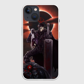 Чехол для iPhone 13 с принтом БЕРСЕРК обезглавил в Тюмени,  |  | anime | berserk | аниме | берсерк | бесерк | гатс | манга | мультфильм