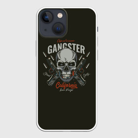 Чехол для iPhone 13 mini с принтом GANGSTER в Тюмени,  |  | gangster | skull | zombie | адамова голова | гангстер | зомби | кладбище | мафиози | мертвец | могила | мумия | навь | пират | скелет | ужас | череп | череп и кости | черепок | черепушка