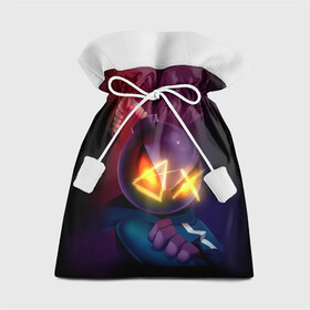Подарочный 3D мешок с принтом витти на темном фоне  в Тюмени, 100% полиэстер | Размер: 29*39 см | Тематика изображения на принте: friday night funkin | game | whitty | витти | детское | игра | файв найт фанки