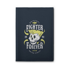 Обложка для автодокументов с принтом Fighter forever в Тюмени, натуральная кожа |  размер 19,9*13 см; внутри 4 больших “конверта” для документов и один маленький отдел — туда идеально встанут права | fighting | game | games | street fighter | балрог | бланка | вега | зангиев | игра | игры | классика | рю | сагат | стрит файтер | уличный боец | чан ли