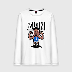 Мужской лонгслив хлопок с принтом Zion в Тюмени, 100% хлопок |  | basketball | game | nba | pelicans | sport | streetball | williamson | zion | баскетбол | баскетболист | зайон | игра | игрок | мяч | нба | пеликанс | спорт | стритбол | тренер | уильямсон