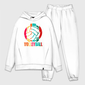 Мужской костюм хлопок OVERSIZE с принтом Волейбол в Тюмени,  |  | ball | beach | game | sport | volley | volleyball | волейбол | волейболист | волейболистка | гол | игра | игрок | мяч | площадка | пляж | пляжный | победа | сетка | спорт | тренер | чемпион