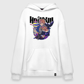 Худи SuperOversize хлопок с принтом Шоё Хината Haikyuu!! в Тюмени, 70% хлопок, 30% полиэстер, мягкий начес внутри | карман-кенгуру, эластичная резинка на манжетах и по нижней кромке, двухслойный капюшон
 | 10 номер | haikyu | haikyuu | hinata shoyo | karasuno | аниме | волейбол | волейбольный клуб | карасуно | коротышка | красный | мальчик мяч | манга | рыжик | старшая школа | хаикую | чиби чан | шоё хината