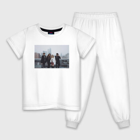 Детская пижама хлопок с принтом Maneskin в Тюмени, 100% хлопок |  брюки и футболка прямого кроя, без карманов, на брюках мягкая резинка на поясе и по низу штанин
 | maneskin | евровидение