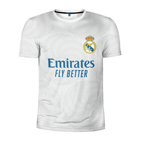 Мужская футболка 3D спортивная с принтом Азар Реал Мадрид 21/22 форма в Тюмени, 100% полиэстер с улучшенными характеристиками | приталенный силуэт, круглая горловина, широкие плечи, сужается к линии бедра | 2021 | 2022 | madrid | real | азар | испания | мадрид | новая | реал | реал мадрид | форма | футбол | эден | эден азар