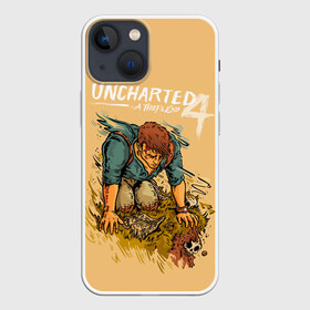 Чехол для iPhone 13 mini с принтом Fallen Nathan в Тюмени,  |  | Тематика изображения на принте: game | games | uncharted | анчартед | дрейк | игра | игры | натан | нейтан