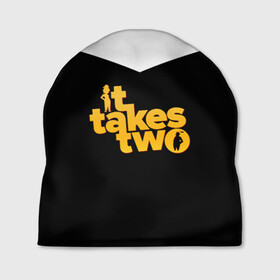 Шапка 3D с принтом It takes two | Logo (Z) в Тюмени, 100% полиэстер | универсальный размер, печать по всей поверхности изделия | Тематика изображения на принте: hakim | hazelight studios | it takes two | joy | mei | takes two | для этого нужны двое | коди | компьютерная игра | мей | мэй | нужны двое | радость | хаким