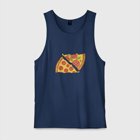 Мужская майка хлопок с принтом Два кусочка пиццы  в Тюмени, 100% хлопок |  | Тематика изображения на принте: chees | cheesy | fast food | fastfood | food | love | margarita | pepperoni | pizza | pizza lover | pizza margherita | slice | two pizza slices | базилик | колбаса | колбаска | люблю пиццу | любовь | маргарита | овощи | пепперони | помидоры | сыр | тянущи