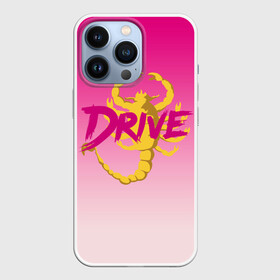 Чехол для iPhone 13 Pro с принтом Драйв в Тюмени,  |  | Тематика изображения на принте: drive | drive bomber | drive бомбер | new retro | retro | retro wave | retrowave | гослинг | гослинг райн | драйв | драйв бомбер | кино | костюм драйв | райн гослинг | ретро | ретровейв | скорпион | скорпион на спине | фильм драйв