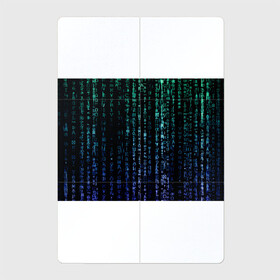 Магнитный плакат 2Х3 с принтом Матрица 3D в Тюмени, Полимерный материал с магнитным слоем | 6 деталей размером 9*9 см | абстракция | буквы | знаки | иллюстрация | искусство | культура | матрица | символы | текстура | цифры