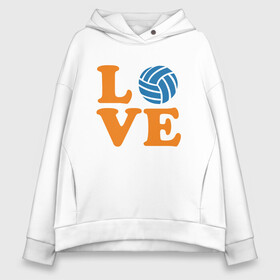 Женское худи Oversize хлопок с принтом Volleyball Love в Тюмени, френч-терри — 70% хлопок, 30% полиэстер. Мягкий теплый начес внутри —100% хлопок | боковые карманы, эластичные манжеты и нижняя кромка, капюшон на магнитной кнопке | ball | beach | game | mother | sport | volley | volleyball | волейбол | волейболист | волейболистка | гол | игра | игрок | мама | мяч | площадка | пляж | пляжный | победа | сетка | спорт | тренер | чемпион