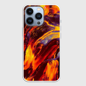 Чехол для iPhone 13 Pro с принтом ОГНЕННЫЙ ГРАНЖ | FIRE GRUNGE (Z) в Тюмени,  |  | abstract | fire | geometry stripes | grunge | magma | texture | абстракция | брызги красок | гранж | краски | магма | огонь | плазма | текстура | угли | цветная | цветной | яркая