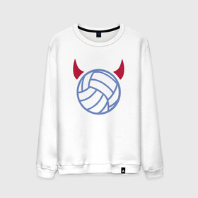 Мужской свитшот хлопок с принтом Volleyball Devil в Тюмени, 100% хлопок |  | ball | beach | game | sport | volley | volleyball | волейбол | волейболист | волейболистка | гол | игра | игрок | мяч | площадка | пляж | пляжный | победа | сетка | спорт | тренер | чемпион