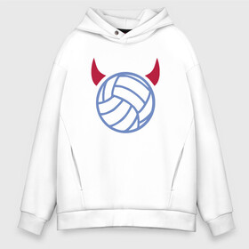 Мужское худи Oversize хлопок с принтом Volleyball Devil в Тюмени, френч-терри — 70% хлопок, 30% полиэстер. Мягкий теплый начес внутри —100% хлопок | боковые карманы, эластичные манжеты и нижняя кромка, капюшон на магнитной кнопке | ball | beach | game | sport | volley | volleyball | волейбол | волейболист | волейболистка | гол | игра | игрок | мяч | площадка | пляж | пляжный | победа | сетка | спорт | тренер | чемпион