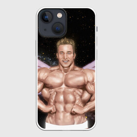 Чехол для iPhone 13 mini с принтом Billy Space Aquarell в Тюмени,  |  | aniki | billy | billy herrington | gachi | gachimuchi | van | van darkholm | аники | билли | гачи | гачибасс | гачимучи