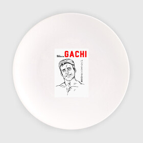 Тарелка с принтом гачимучи в Тюмени, фарфор | диаметр - 210 мм
диаметр для нанесения принта - 120 мм | Тематика изображения на принте: gachi | gachimuchi | гачимучи | япония