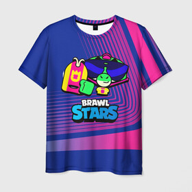 Мужская футболка 3D с принтом Плохиш Базз Buzz Brawl Stars в Тюмени, 100% полиэфир | прямой крой, круглый вырез горловины, длина до линии бедер | brawl | brawl stars | brawlstars | brawl_stars | buz | buzz | баз | базз | бравл | бравлстарс | буз
