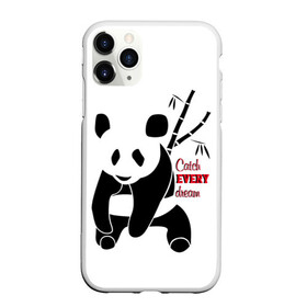 Чехол для iPhone 11 Pro матовый с принтом Панда и сон в Тюмени, Силикон |  | Тематика изображения на принте: животные | звери | лень | медведь | отдых | панда | природа | сон | усталость